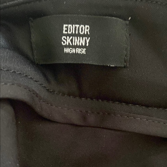 Express Editor Skinny Black Tapered Trousers with Modern Fit - Picture 9 of 9